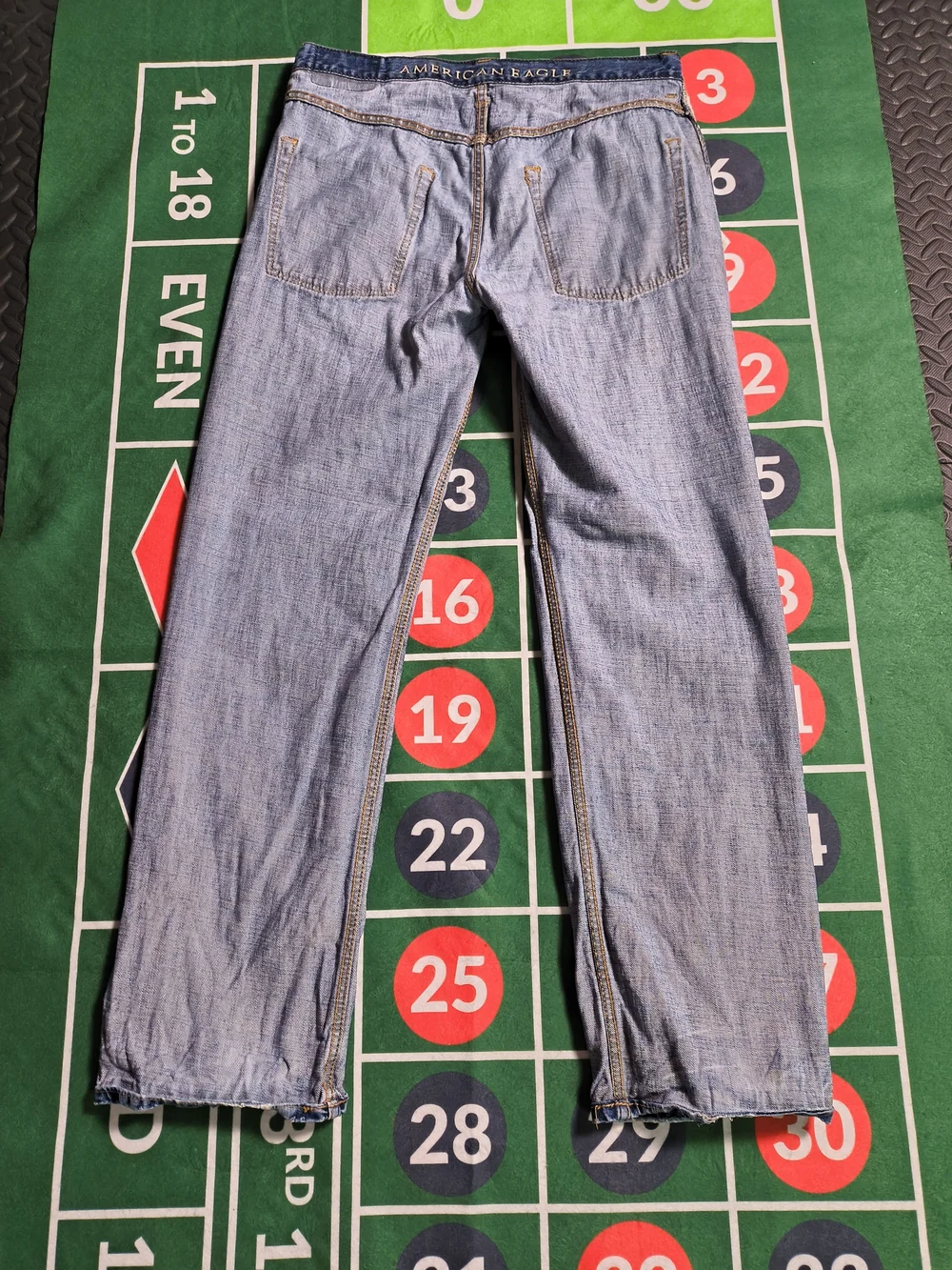 American Eagle Low Loose Jeans 32x29 Baggy Boyfriend Denim Tagged 32x32